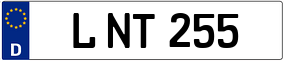 Truck License Plate